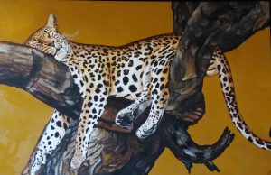 Panter €150. Incl lijst. 115x 80 cm